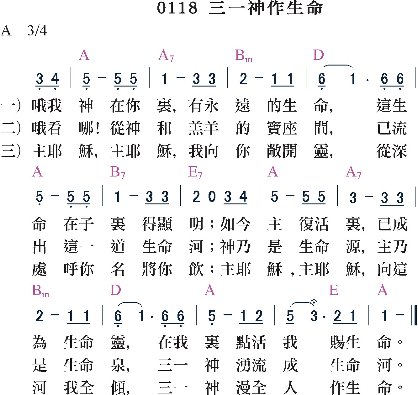 補充本-0118-三一神作生命